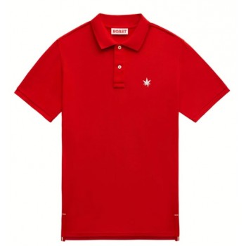 Boast Red Polo T Shirt Large