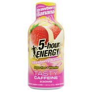 5 Hour Energy Energy Drink, Extra Strength, Strawberry Banana Flavor - 1.93 Fluid Ounces