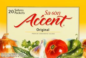 Accent Seasoning, Original - 20 x 0.17 Ounces
