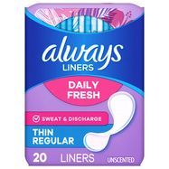 Always Daily Liners, Thin, Regular - 20 Liners