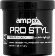 Ampro Pro Styl Styling Gel, Protein, Super Hold - 6 Ounces