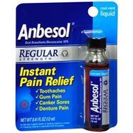 Anbesol Liquid Regular Strength Cool Mint - 0.41 Ounces