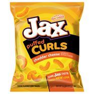 Bachman Jax Cheddar Cheese Puffed Curls - 8.5 Ounces
