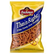 Bachman Pretzels, Baked, Thin'n Right - 9 Ounces