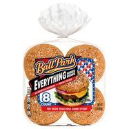 Ball Park Burger Buns, Everything - 8 Buns