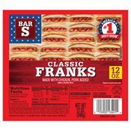 Bar S Franks - 12 Ounces