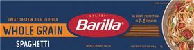 Barilla Spaghetti, Whole Grain - 16 Ounces