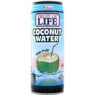Bedessee Fruit of Life Coconut Water with Pulp - 17.5 Fluid Ounces