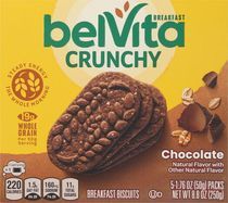 BelVita Breakfast Biscuits, Chocolate - 5 x 1.76 Ounces