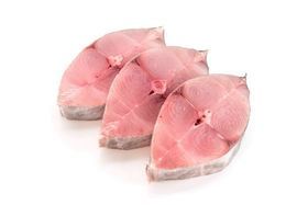 Blue Water Real King Fish Steaks 6-10 OZ 10 LB
