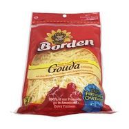 Borden Gouda Shredded Cheese - 8 Ounces
