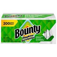 Bounty Napkins, Quilted, Prints, 1-Ply - 200 Napkins