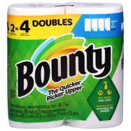 Bounty Paper Towels, Double Roll, Select-A-Size, White, 2-Ply - 2 Rolls