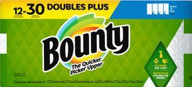 Bounty Paper Towels, Select-A-Size, White, 2 Ply - 12 Rolls