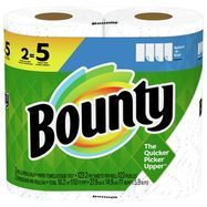 Bounty Paper Towels, White, Select-A-Size, Double Plus Rolls, 2-Ply - 2 Rolls