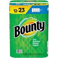 Bounty Select-A-Size Paper Towels, White, 12 Super Plus Rolls = 23 Regular Rolls - 12 Each
