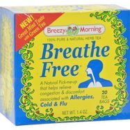 Breathe Free 100 Percent Pure And Natural Herb Tea Bags