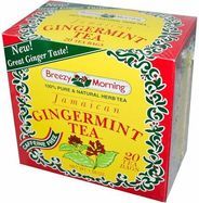 Breezy Morning Jamaican Ginger Tea Bags - 20 Count