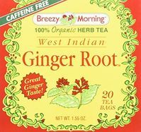 Breezy Morning West Indian Ginger Root Tea - 20 Bags