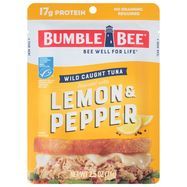 Bumble Bee Tuna, Seasoned, Lemon Pepper - 2.5 Ounces