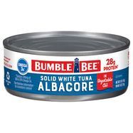 Bumble Bee Tuna, Solid White Albacore, in Vegetable Oil - 5 Ounces
