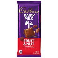 Cadbury Dairy Milk Milk Chocolate, Fruit & Nut - 3.5 Ounces