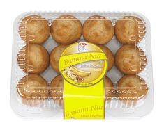 Cafe Valley Bakery Banana Nut Muffins - 10.5 Ounces