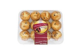 Cafe Valley Bakery Chocolate Chip Mini Muffins - 21 Ounces