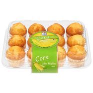 Cafe Valley Bakery Mini Muffins, Corn - 12 Muffins
