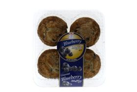 Cafe Valley Blueberry Muffins - 4 Count