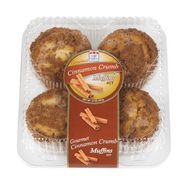 Cafe Valley Gourmet Cinnamon Crumb Muffins - 4 Count