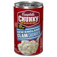 Campbell's Soup, Clam Chowder, New England - 18.8 Ounces