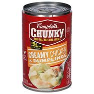 Campbells Chunky Soup, Creamy Chicken & Dumplings - 18.8 Ounces