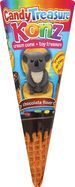 Candy Treasure Konz Cream Cone and Toy Treasure Chocolate Cone - 1 Cone