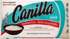 Canilla Rice, Enriched, Extra Long Grain - 10 Pounds