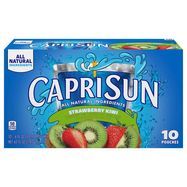 Capri Sun Juice Drink Blend, Strawberry Kiwi Flavored - 10 x 6 Fluid Ounces