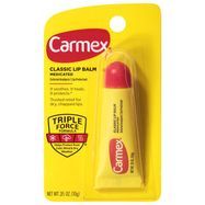 Carmex Lip Balm, Classic, Medicated - 0.35 Ounces