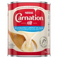 Carnation Milk, Lowfat 2%, Evaporated - 12 Fluid Ounces