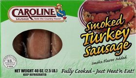 Caroline Smoked Turkey Sausage - 48 Ounces