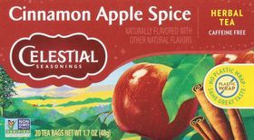 Celestial Seasonings Herbal Tea, Cinnamon Apple Spice, Caffeine Free, Bags - 20 Tea Bags