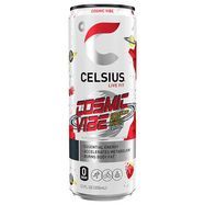 Celsius Sparkling Fruit Punch, Cosmic Vibe - 12 Fluid Ounces