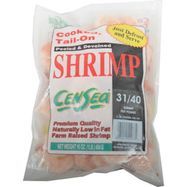 CenSea Frozen Cooked Shrimp - 1 Pound (31/40 Count)