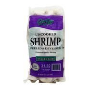Censea Peeled & Deveined Uncooked Shrimp - 31/40 count, 2 pounds