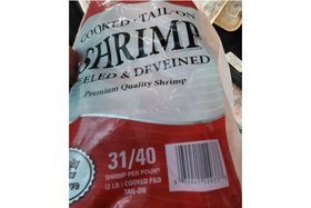 Censea Shrimp Cooked Tail On 31/40 2 LB