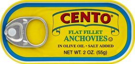 Cento Anchovies, Flat Fillet - 2 Ounces