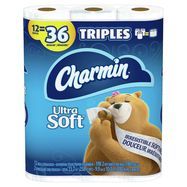 Charmin Ultra Soft Toilet Paper 12 Triple Rolls - 12 Each