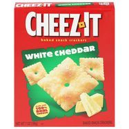 Cheez It Baked Snack Crackers, White Cheddar - 7 Ounces