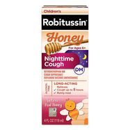 Children’S Robitussin Honey Nighttime Cough Dm - 4 Fluid Ounces