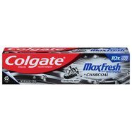 Colgate MaxFresh Toothpaste, Fluoride, Anticavity, With Whitening, Charcoal Mint - 6 Ounces