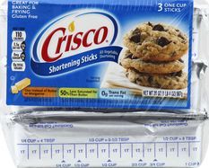 Crisco All-Vegetable Shortening, Shortening Sticks - 3 Sticks